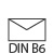 Briefumschlag B6