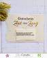 Preview: Kulricke Stempel "Zeit statt Zeug" 10x10cm Clear Stamp
