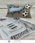 Preview: Kulricke Stempel "Fussball" 10x10cm Clear Stamp