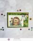 Preview: Kulricke Stempelset "Igel im Blumenbeet"  A7 Clear Stamp