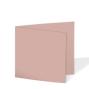 Preview: Doppelkarte - Faltkarte quadratisch 15x15cm, 220g/m² in altrosa