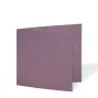 Preview: Doppelkarte - Faltkarte 10x10cm, 220g/m² in kraft purple