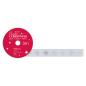 Preview: Create Christmas Satin-Motivband "Schneeflocke" 3m