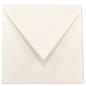 Briefumschlag 11x11cm in elfenbein 120g ohne Fenster, Nassklebung