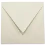 Briefumschlag 16x16cm in struktur naturell, 90g, ohne Fenster, Nassklebung