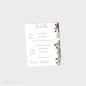Preview: Pocketfold Einladung "Her Flowers" B6