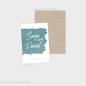 Preview: Backing-Card "Watercolor-Brush | Petrol" 11x16