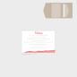 Preview: Einlegekarten-Bundle "Watercolor-Brush | Rot" B6 | 2