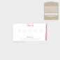 Preview: Einlegekarten-Bundle "Watercolor-Brush | Rot" DIN Lang