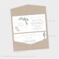 Preview: Backing-Card "Geometric Eukalyptus" 19,5x10
