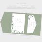 Preview: Backing-Card "Geometric Eukalyptus" 11x16