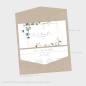 Preview: Backing-Card "Geometric Eukalyptus" 19,5x10