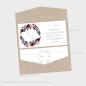 Preview: Einlegekarte "Merlot und Navy" 19,5x10