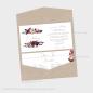 Preview: Einlegekarte "Merlot und Navy" 19,5x8
