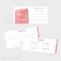 Preview: Backing-Card "Watercolor-Brush | Rot" 19,5x10