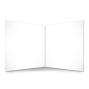 Preview: Klappkarte quadratisch blanko 15x15cm beidseitig (eigenes Design)