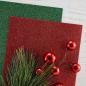 Preview: Spellbinders - Glitter Foam Sheets - "Red & Green" - Schaumstoffplatten Glitzer 