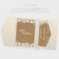 Preview: Pocketfold-Karte B6 seitlich Struktur-Karton "Struktur Sand" Basic Line