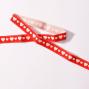 Preview: Vaessen Motivband 15mm "Herz - Rot" 2m