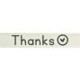 Preview: Vaessen Motivband/Text 15mm "Thanks" 20m
