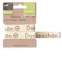 Preview: Vaessen Motivband/Text 15mm "Dankeschön" 2m