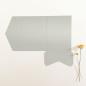 Preview: Pocketfold-Karte B6 Premium-Karton "Metallic Platin" Exklusiv Line