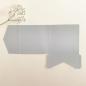Preview: Pocketfold-Karte Quadrat (15x15) Premium-Karton "Metallic Platin" Exklusiv Line