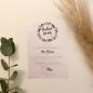 Preview: Patenbrief "Pink Bunch" | Taufgeschenk | Taufe | Patengeschenk | personalisiert