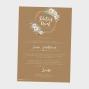 Preview: Patenbrief "Kraft White Roses" | Taufgeschenk | Taufe | Patengeschenk | personalisiert