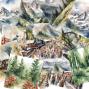 Preview: LaCreativ - Designpapier "Eisenbahnromantik" Paper Pack 6x6" - 24 Bogen