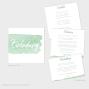 Preview: Backing-Card "Watercolor-Brush | Pistazie" Quadrat 14x14