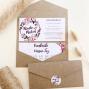 Preview: Pocketfold-Karte DIN Lang Premium-Karton "Recycling Natur" Basic Line