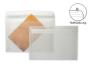 Transparent-Briefumschlag DIN B6 Haftklebung in transparent-weiss