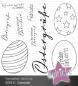 Preview: Kulricke Stempelset "Ostereier" Clear Stamp Motiv-Stempel