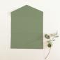 Preview: Pocketfold-Karte DIN Lang Recycling-Karton "Kraft Salbei" Basic Line