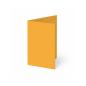 Trippelkarte - Leporello 240g/m² DIN A6 3-Fach in altgold