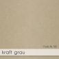Preview: Passepartoutkarte oval 3-Fach DIN A6 in kraft grau