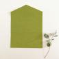 Preview: Pocketfold-Karte DIN Lang Recycling-Karton "Kraft Grün" Basic Line