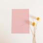 Preview: Simple-Pocket-Karte B6 Premium-Karton "Babypink"