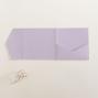 Preview: Pocketfold-Karte Quadrat (15x15) Struktur-Karton "Struktur Zartlila" Exklusiv Line