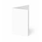 Trippelkarte - Leporello 240g/m² DIN B6 3-Fach in weiss