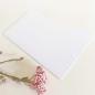 Preview: Einstecktasche DIN Lang Recycling-Karton "Puderweiss" 