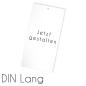 Preview: Einlegekarte blanko DIN Lang mit Lochung 10,5x21cm (eigenes Design)