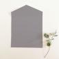 Preview: Pocketfold-Karte DIN Lang Premium-Karton "Schiefergrau" Basic Line