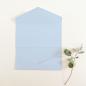 Preview: Pocketfold-Karte DIN Lang Premium-Karton "Hellblau" Basic Line
