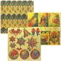 Preview: Ciao Bella - Designpapier "Toy Shop" Deluxe Gold & Vellum Dual Paper Pack 6x6 Inch - 6 Bogen