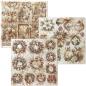 Preview: Ciao Bella - Designpapier "Winter Season" Deluxe Pearl Copper & Vellum Dual Paper Pack 6x6 Inch - 6 Bogen