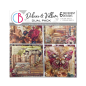 Preview: Ciao Bella - Designpapier "Book Lovers" Deluxe Pearl Copper & Vellum Dual Paper Pack 6x6 Inch - 6 Bogen