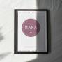 Preview: Spruchposter "Dots" | Geschenkidee | Personalisiert  | Muttertag | Wanddeko