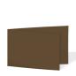 Doppelkarte - Faltkarte 220g/m² DIN A6 quer in braun